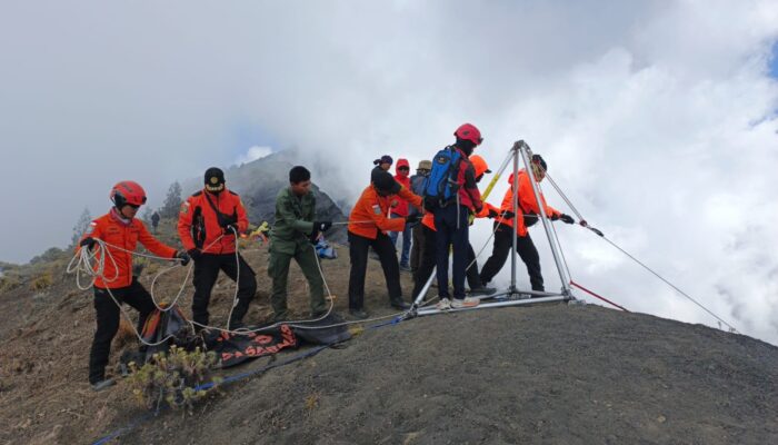 Pendaki Asal Jakarta Ditemukan Meninggal Dunia di Gunung Rinjani