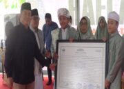 Haflah 25 Ponpes Al-hamidiyah Gubenur NTB Tandai Peletakan Batu Pembangunan Masjid Iwali Abdullah Al-Mihwari