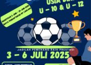 Asah Bakat Talenta Muda, LTM Gelar Turnamen Sepak Bola Usia Dini Hadiah Puluhan Juta